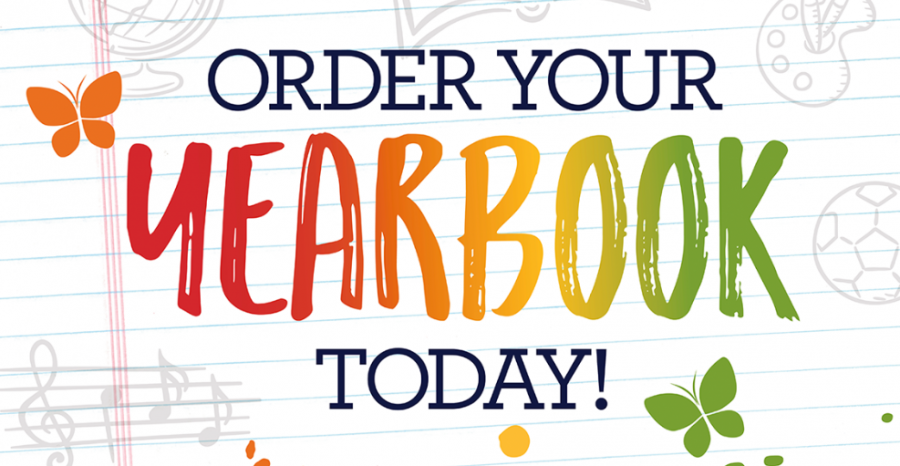 Order your Yearbook Today graphic.